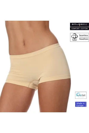 Brubeck Dames Ondergoed Boxershorts - Naadloos Elastisch katoen - - S