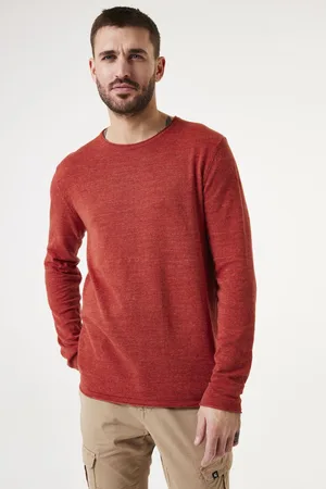 Garcia Heren Trui Rood Long mouw