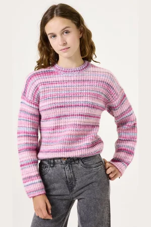 Garcia Meisjes Trui Roze Long mouw