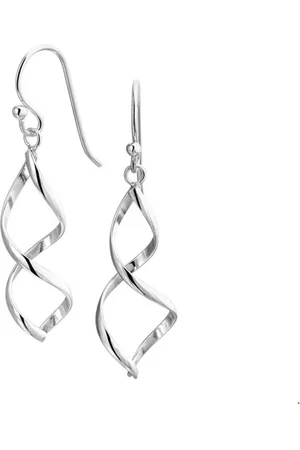 The Jewelry Collection Zilver Gerhodineerde Oorhangers Franse haak 1321154