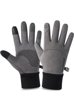Merkloos Fleece Handschoenen met Touchscreen bediening – Wind en Waterdicht –