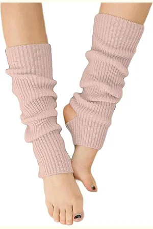 Merkloos Beenwarmers - Beenwarmer ballet - Met hielgat - Overknee