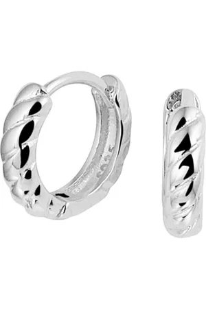 The Jewelry Collection TFT Klapoorringen Zilver Gerhodineerd Glanzend