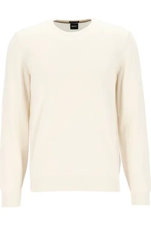 HUGO BOSS Trui Botto Wol Ecru