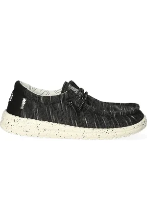 Hey dude Wally Youth Jongens Instappers Stretch Black
