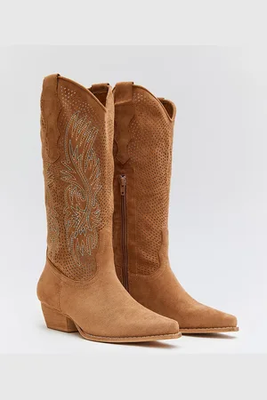 Buonarotti Dames Cowboylaarzen - - Suedine