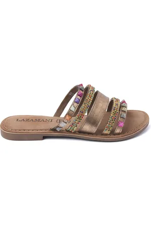 Lazamani Dames Slippers 75.403 Copper Combi