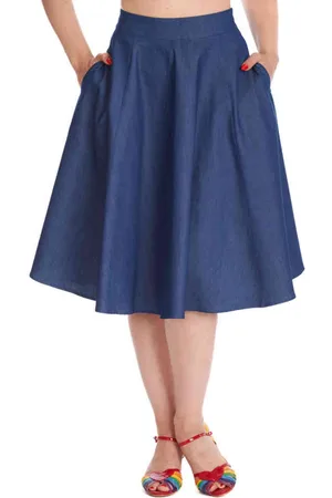 Banned Retro Summer Denim Dream Rok - M