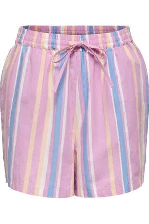 ONLY ONLSIMONI LIFE HW STRIPE SHORTS WVN - Meisjes - Bermuda shorts
