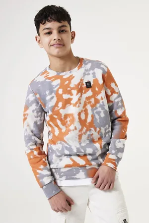 Garcia Jongens Sweater Oranje Long mouw