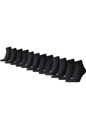 PUMA Quartersokken Plain - Enkelsokken - 12 paar
