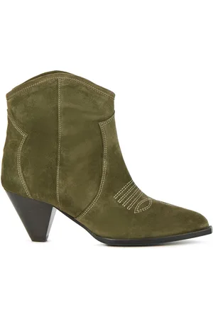 Toral Cowboylaarzen Dames - Laarzen / Damesschoenen - Suède - Cream sue -