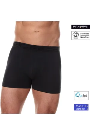 Brubeck Heren Ondergoed Boxershorts - Naadloos Elastisch Katoen - - L