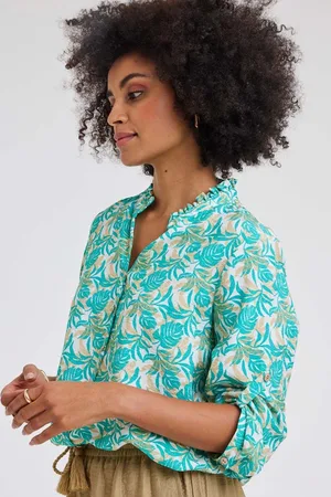 DIDI Dames Blouse Billy Offwhite Bahia print maat 34