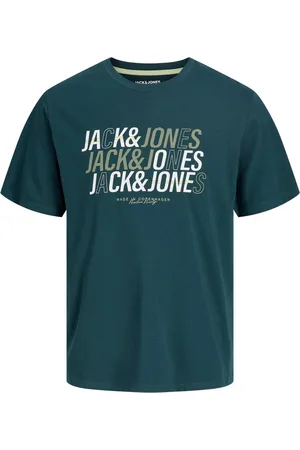 JACK & JONES JACK&JONES JJNEWDELVIN TEE SS CREW NECK WEH25 SS Heren T-shirt - Deep Teal