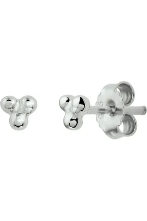 The Jewelry Collection Oorknoppen bolletjes zilver gerhodineerd 1331960
