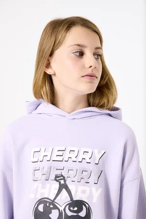 Garcia Meisjes Sweater Paars Long mouw