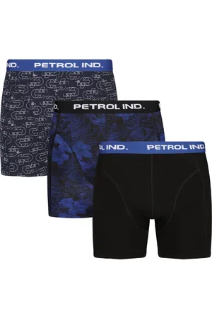 Petrol Industries Heren 3-pack Boxershorts Pebblecrest - Zwart