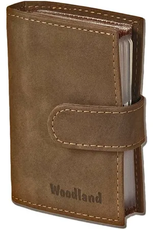 Woodland Luxe Creditcardetui voor 15 pasjes Leer
