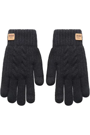 Merkloos Touchscreen Winter Gloves - Wool Thermal Fleece Knitted Gloves for Men - Outdoor Winter Gifts