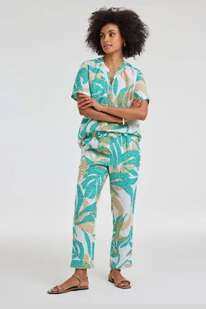 DIDI Dames Blouse Moana Offwhite Bahia print maat 40