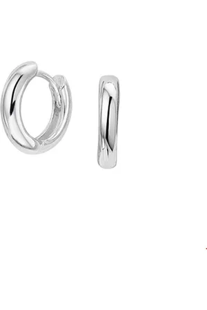 The Jewelry Collection Zilver Gerhodineerde Klapoorringen 2 1326863