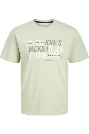 JACK & JONES JACK&JONES JJNEWDELVIN TEE SS CREW NECK WEH25 SS Heren T-shirt - Celadon Green