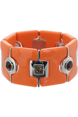 Behave – Armband dames elastisch – retro glamour – 3,5 cm breed