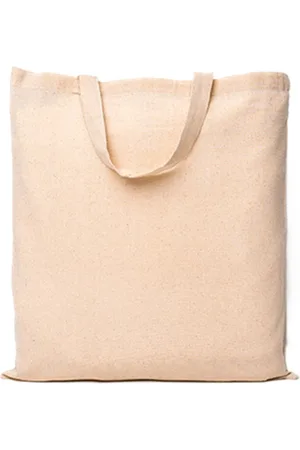 Bella Katoenen boodschappen tas - naturel - 100% katoen - draagtasjes - 38 x 42 cm - boodschappentasjes - goodie bags