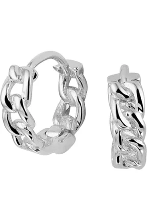 The Jewelry Collection TFT Klapoorringen Zilver Gerhodineerd Glanzend