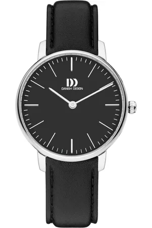 Danish Design IV13Q1175 horloge dames - zwart - edelstaal