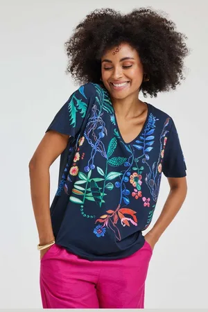 DIDI Dames T-shirt Botanic Spice panel maat 36