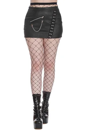 Banned Retro Chaos Couture With Handcuffs Rok - XS