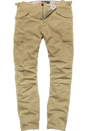 Vintage industries Cargohose Miller M65 Pants Dark Khaki-W40