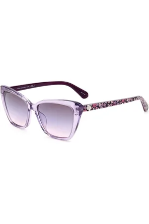 Fossil Zonnebril Lucca/g/s Dames Gradi??nt Cat.3 Cat-eye Violet