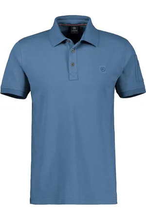 Lerros Poloshirt Polo In Gewassen Look 2543237 443 Mannen