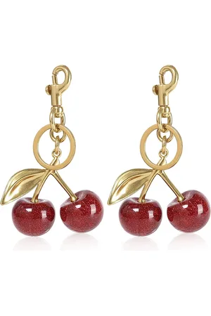 Merkloos Cherry Car Keychain for Women Bags Charm Cute Keychain Bag Charms Handbags Stylish for Girls Women Purse