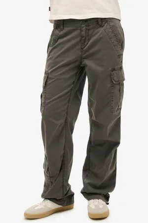 Superdry Low Rise Straight Cargo Cargobroek 30 Vrouw