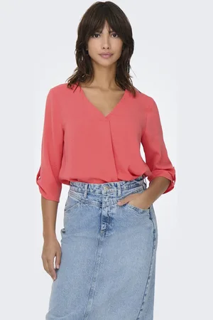 JDY DIVYA LIFE 3/4 TOP WVN NOOS - Dames - Blouses