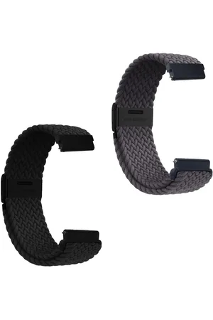 Merkloos 2 Braided Nylon Watch Straps Adjustable Braided Loop Bands for Men and Women Quick Release Replacement Smartwatch Straps Woven Sport Watch Band 22mm - UILYNIU