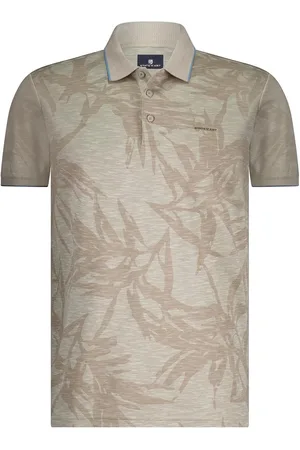 State of art Poloshirt Pique Polo Met Allover Print 464 15903 1611 Mannen