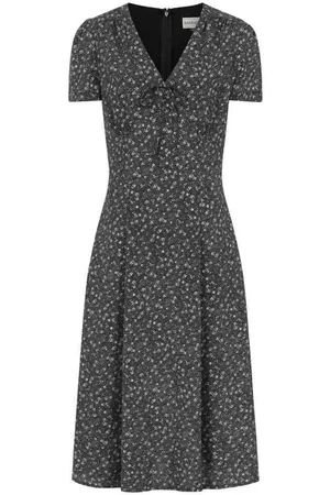 Banned Retro Josephine Ditzy Flower Flare jurk - L