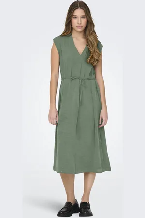 JDY DIVYA LIFE S/L MIDI DRESS WVN DIA - Dames - Mini jurken