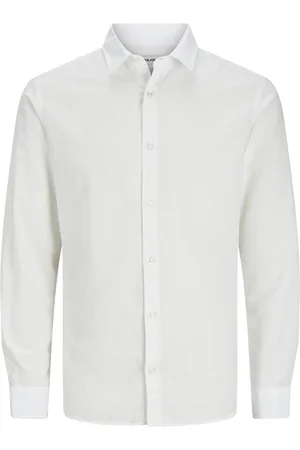 JACK & JONES JACK&JONES - JJEBREEZE LINEN BLEND SHIRT LS MNI - Jongens - Overhemden