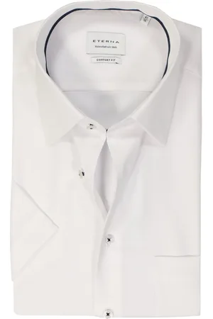 ETERNA Comfort fit overhemd korte mouw - natte - - Strijkvrij - Boordmaat: 42