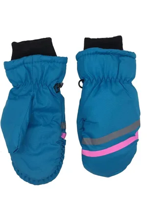 Merkloos Winter Gloves - Unisex Waterproof Skiing Riding Outdoor Cyan M - Perfect Birthday & Christmas Gifts for Kids
