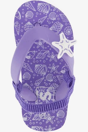 Scapino Meisjes teenslippers met schelpen