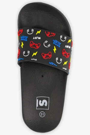Scapino Jongens badslippers met game opdrukken -
