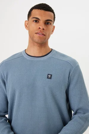 Garcia Heren Trui Blauw Long mouw