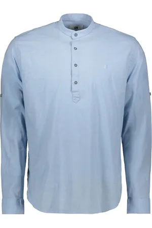 Gabbiano Overhemd Shirt 334535 Tile Blue Mannen
